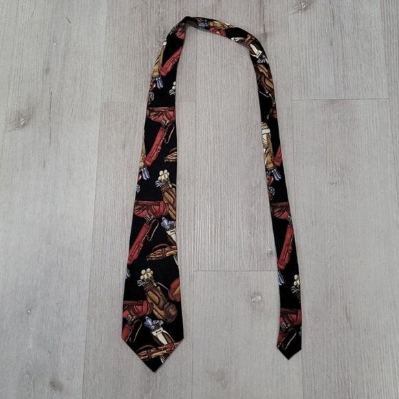 Men's golf Nicole Miller tie. - Picture 1 of 5